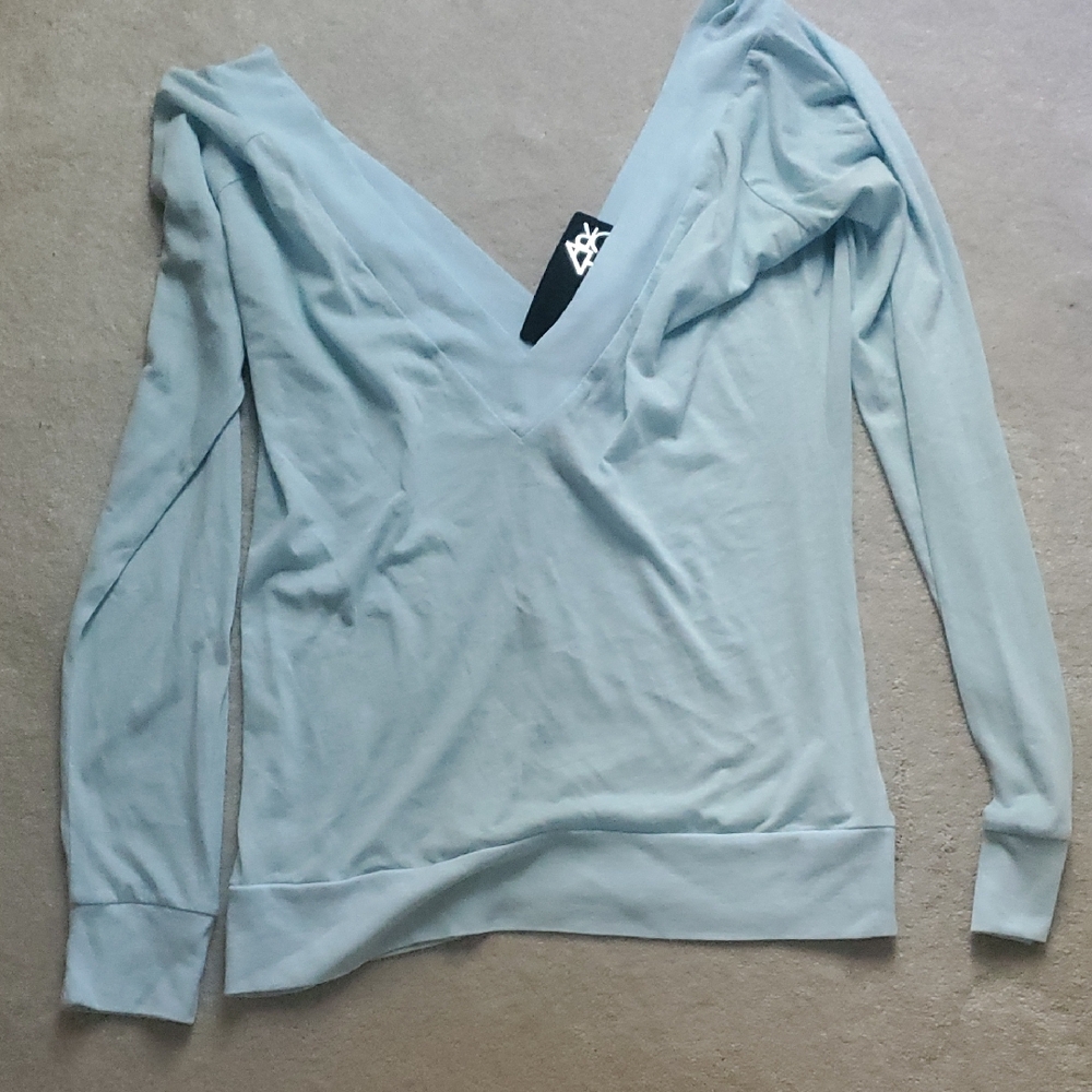 Chaser Light Blue Long Sleeve Top